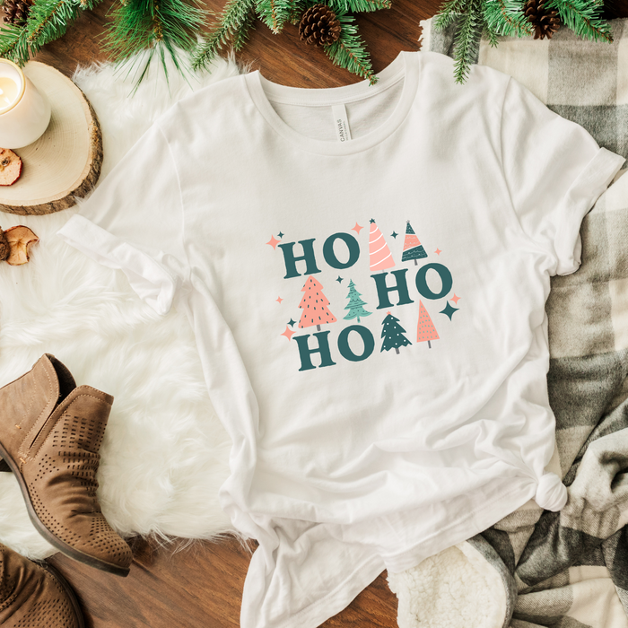 Pastel Colors Ho Ho Ho graphic t-shirt