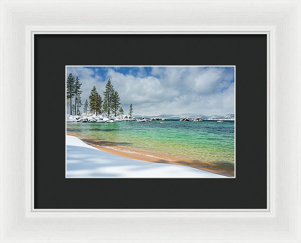 10.000" x 6.625" / White / Black