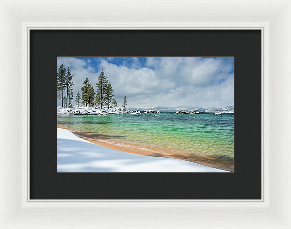 12.000" x 7.875" / White / Black