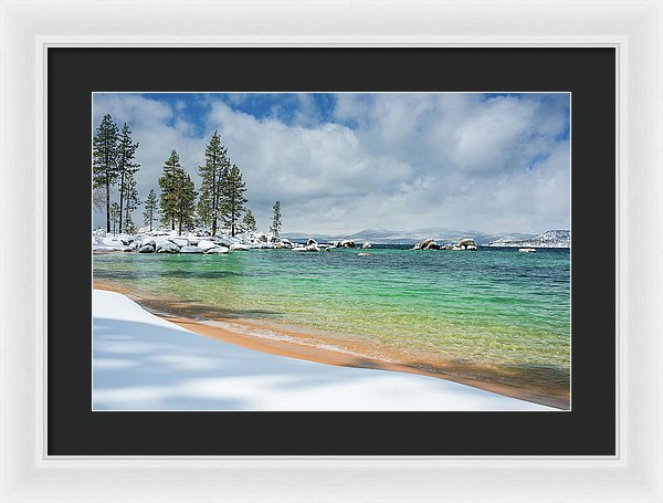 20.000" x 13.375" / White / Black