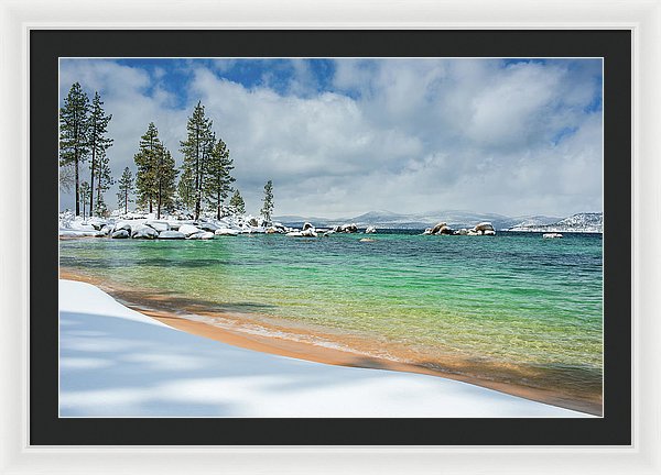Pristine Shores By Brad Scott - Framed Print
