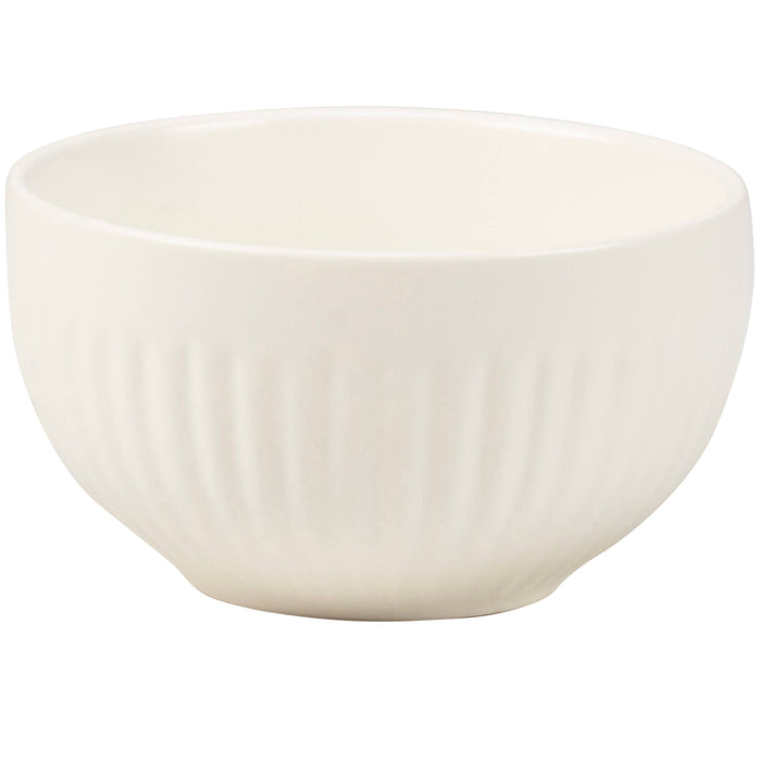 Ribbed Stoneware Dip Bowl