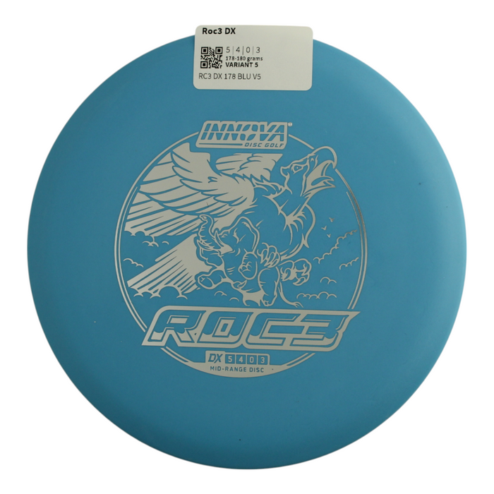 NNOVA DISC GOLF CANADA	Roc3
Midrange	Firm grip	good durability	Stable flight path		Resistant to scratches	Ideal for advanced players overstable  moderate glide
forehand shots