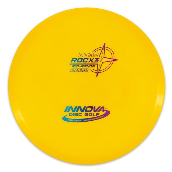 NNOVA DISC GOLF CANADA star RocX3
Midrange	Firm grip	great durability	Stable flight path		Resistant to scratches	Ideal for advanced players overstable  moderate glide
forehand shots no turn