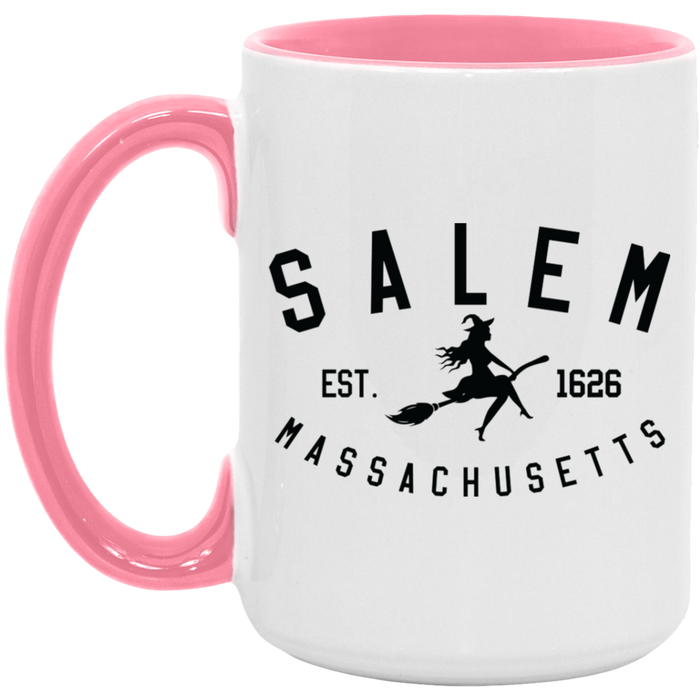 Salem Massachusetts 1626 ceramic coffee mug, product photo 5
