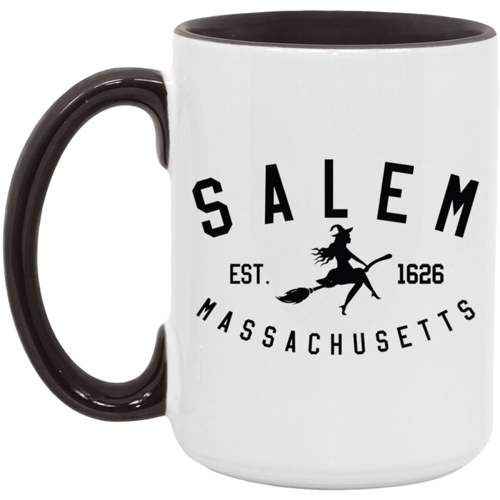 Salem Massachusetts 1626 ceramic coffee mug, product photo 6
