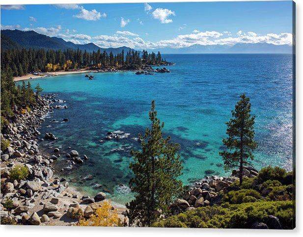 Sand Harbor Lookout By Brad Scott  - Acrylic Print