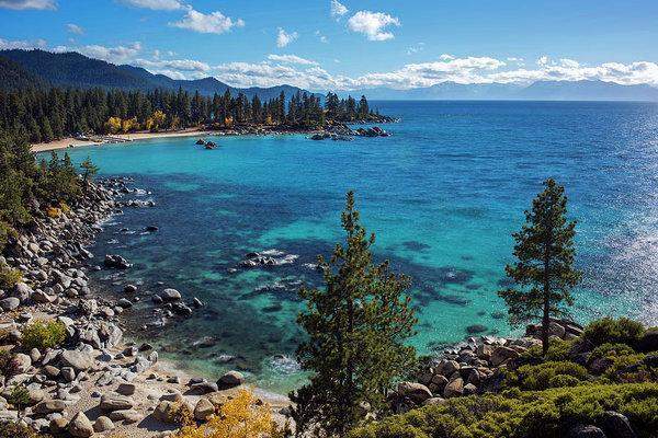 Sand Harbor Lookout By Brad Scott  - Acrylic Print