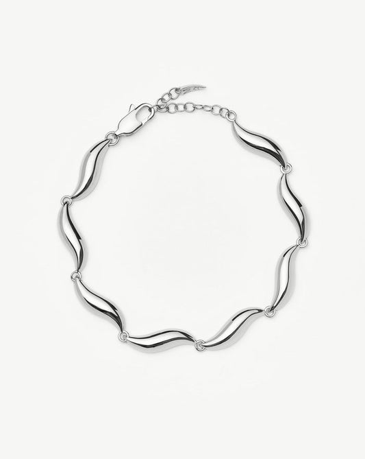Savi Signature Link Chain Bracelet | Silver Plated Bracelets Missoma