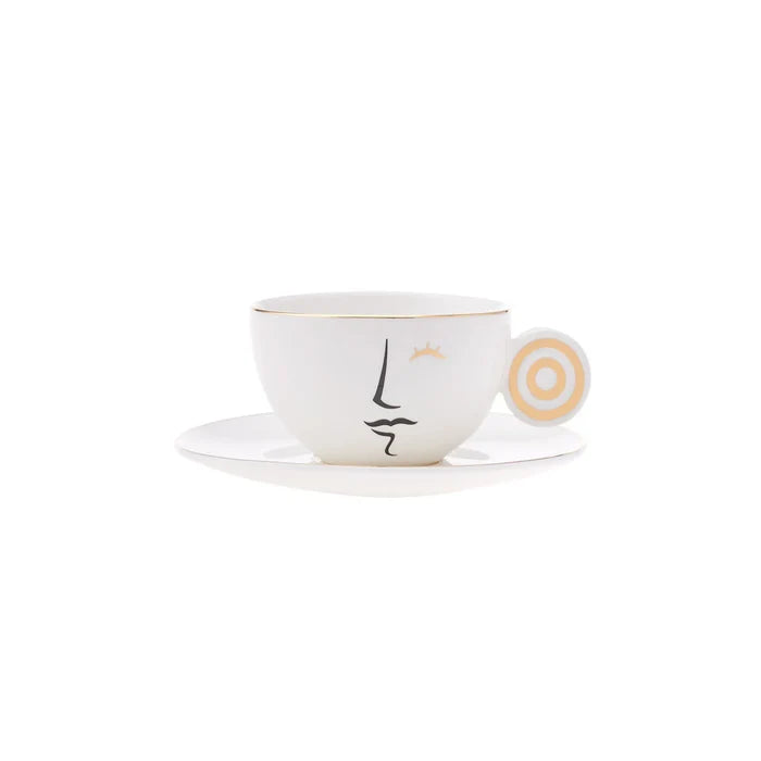 Service Petit Déjeuner Karaca Visage pour 6 personnes, 26 pièces