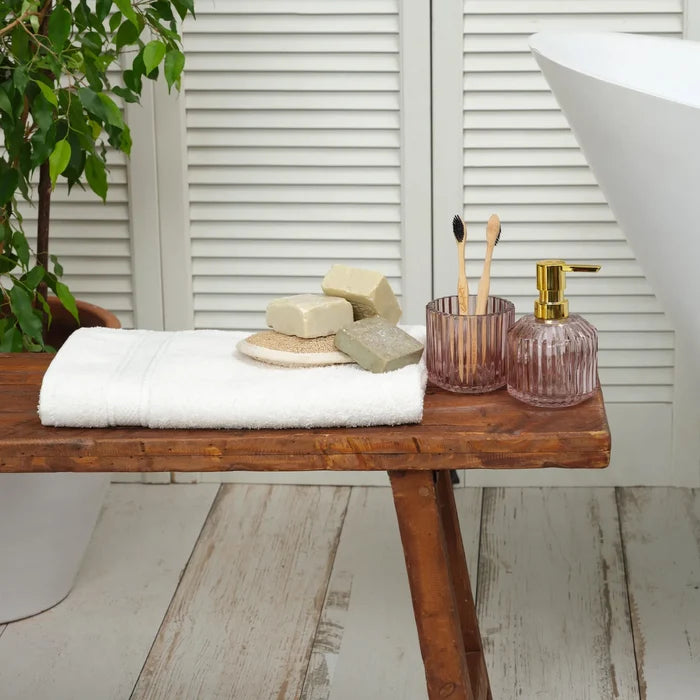 Serviette de bain Karaca Home Daily Soft 100% coton, 70x140 cm, blanc cassé