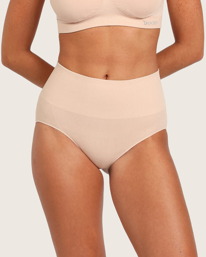 Shaper High Cut Full Briefs - Shell