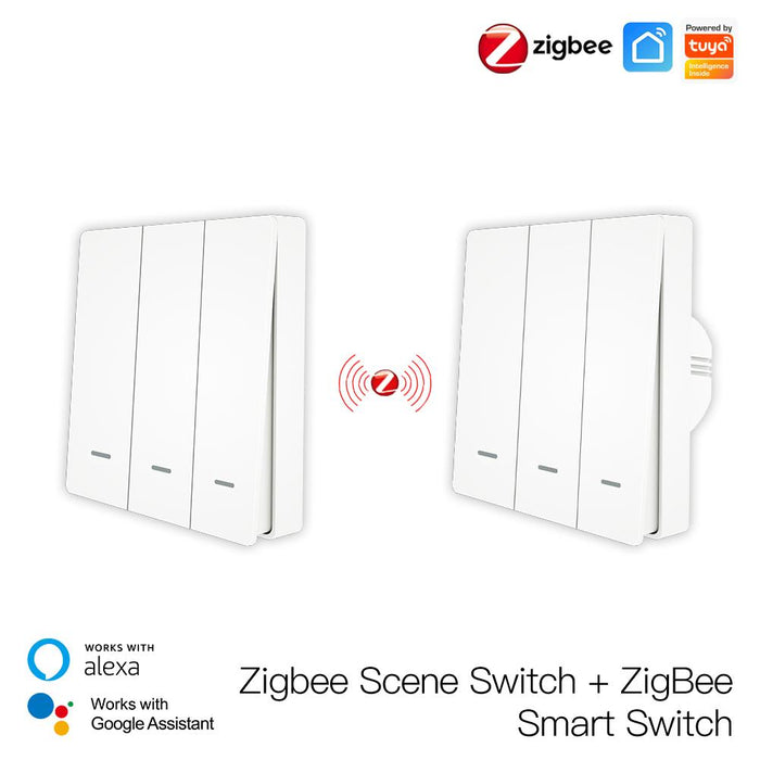 3 Gang Smart Switch+3 Gang Scene Switch