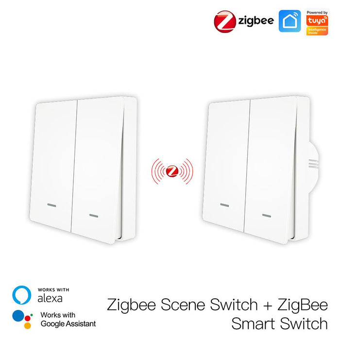 2 Gang Smart Switch+2 Gang Scene Switch