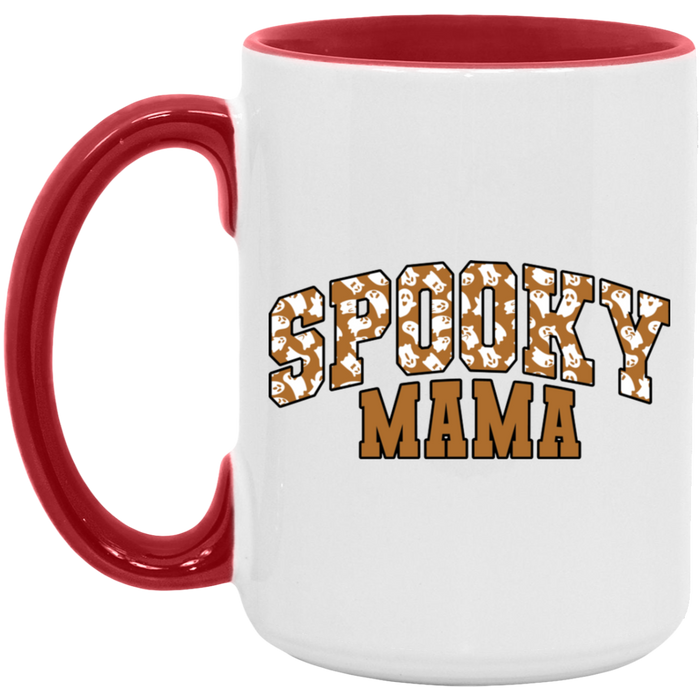 Spooky Mama ceramic coffee mug, product photo 2