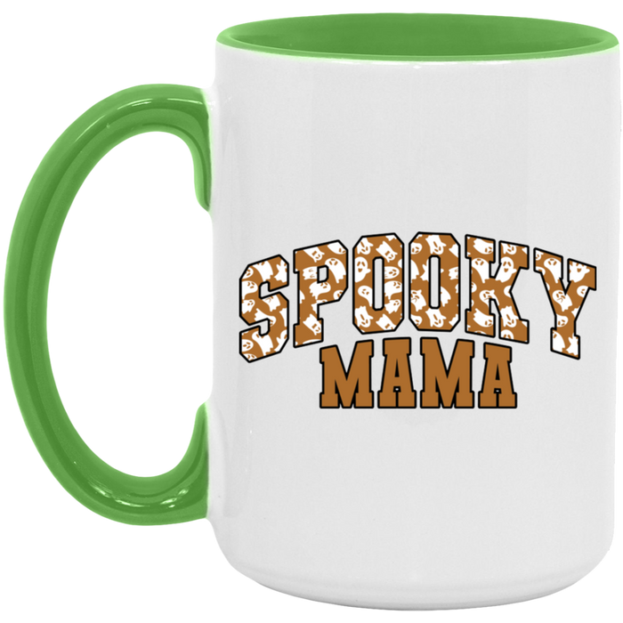 Spooky Mama ceramic coffee mug, product photo 4