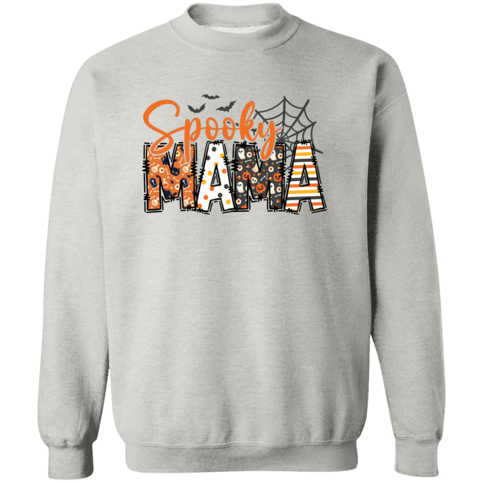 Spooky Mama crewneck sweatshirt in Ash