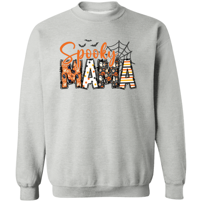 Spooky Mama crewneck sweatshirt in Sport Grey