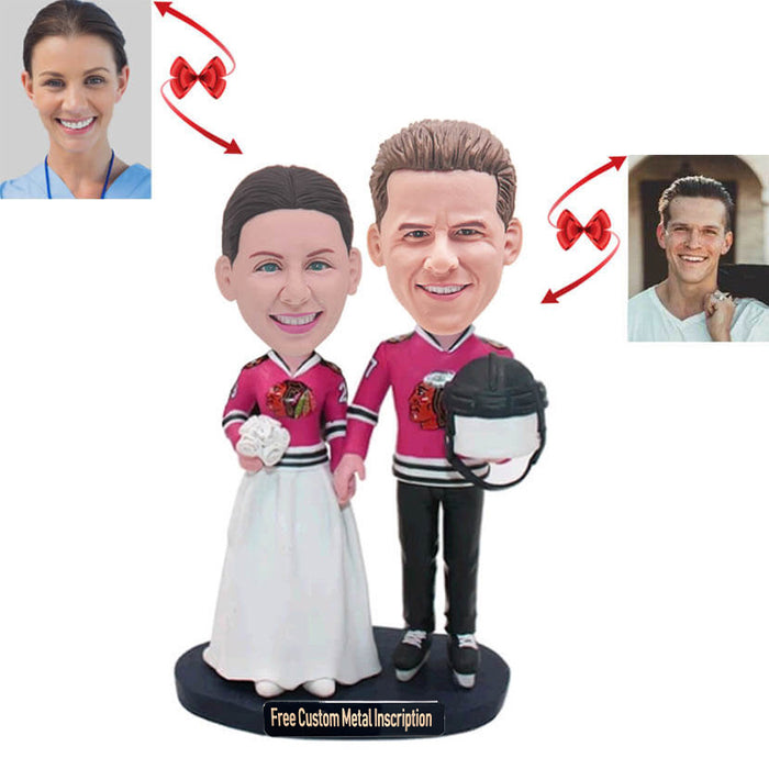 Sports Wedding Custom Bobblehead