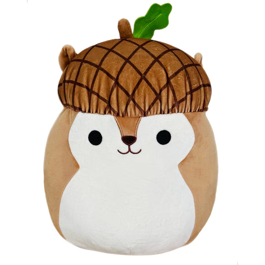 Squishmallow 12 Inch Sawyer the Acorn Squirrel Hybrid Plush Toy