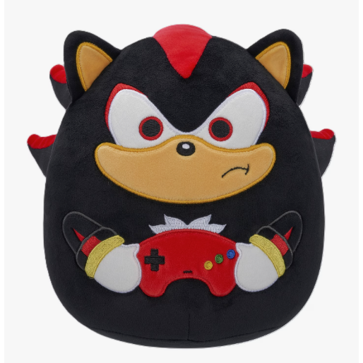 Squishmallow 7 Inch Sega Gamer SHADOW Sonic the Hedgehog Plush Toy