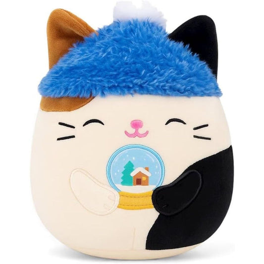 Squishmallow 8 Inch Cam the Cat with Snowglobe Christmas Plush Toy
