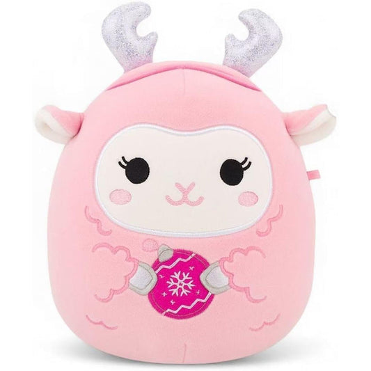 Squishmallow 8 Inch Lala the Lamb with Ornament Christmas Plush Toy