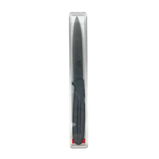 Swiss paring knife in black
