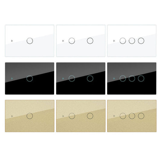 Wall Touch Switch US EU Version Only Glass Panel - Moes