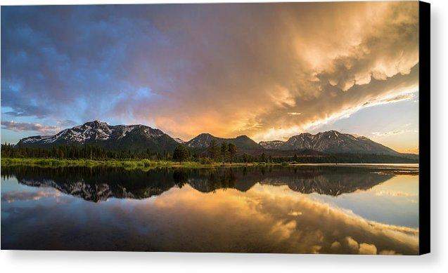 Tahoe Summer Solstice - Canvas Print-12.000" x 6.250"-Lake Tahoe Prints