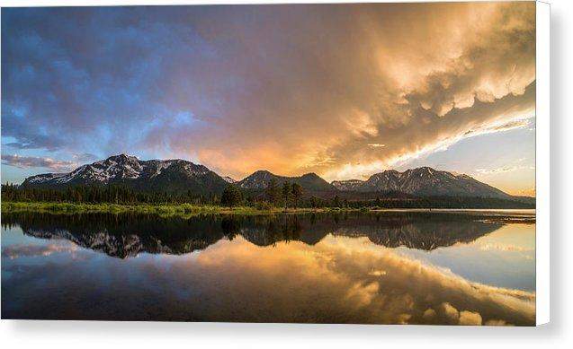 Tahoe Summer Solstice - Canvas Print-12.000" x 6.250"-Lake Tahoe Prints