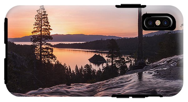 Tangerine Sunrise - Phone Case-Phone Case-IPhone X Tough Case-Lake Tahoe Prints
