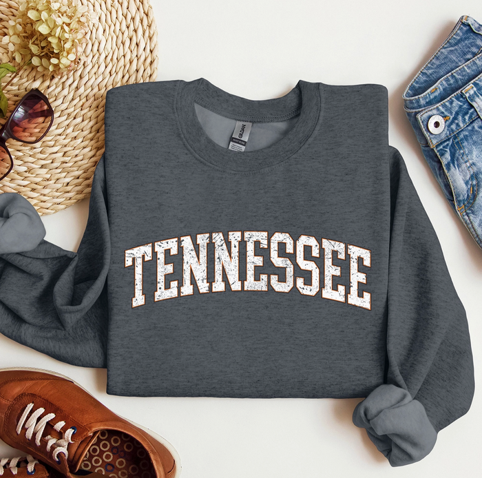 Tennessee Sweatshirt - Pepper, Various Sizes