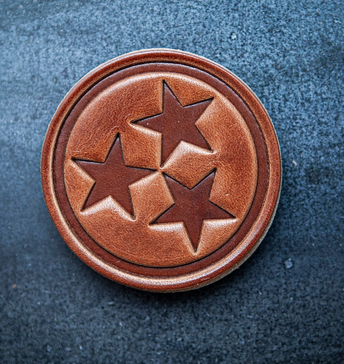 Tennessee Tristar Leather Magnet