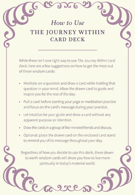 The Journey Within Card Deck