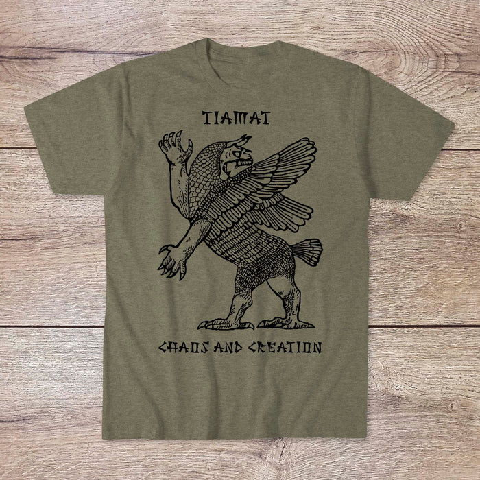 Tiamat Mythology: Chaos and Creation Goddess | Babylonian, Sumerian, Mesopotamian Mythology T-Shirt