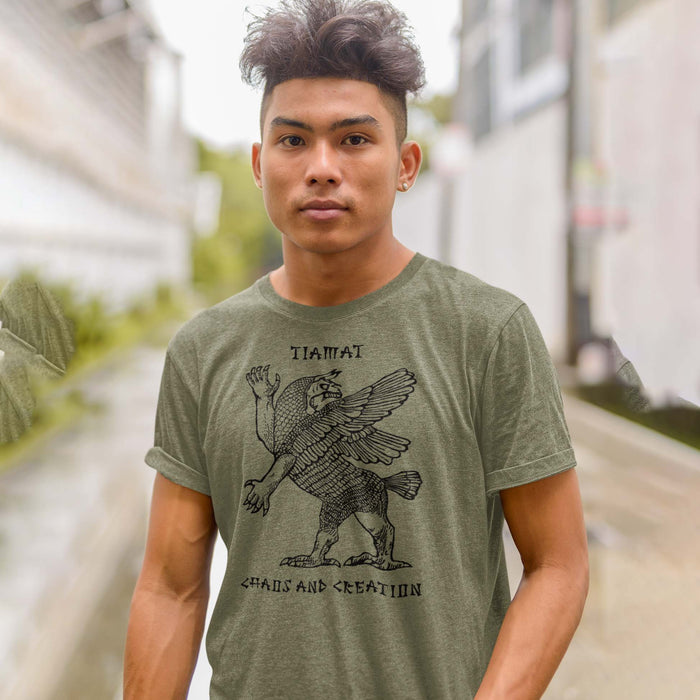 Tiamat Mythology: Chaos and Creation Goddess | Babylonian, Sumerian, Mesopotamian Mythology T-Shirt