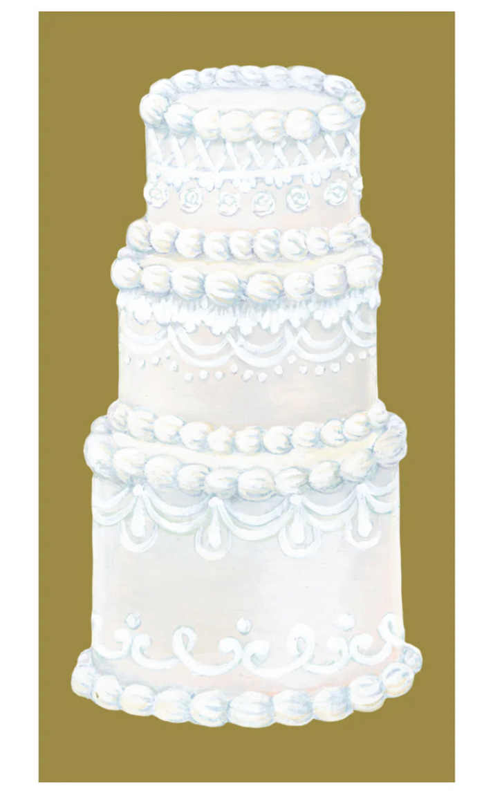 "Tiered Cake" Guest Napkins