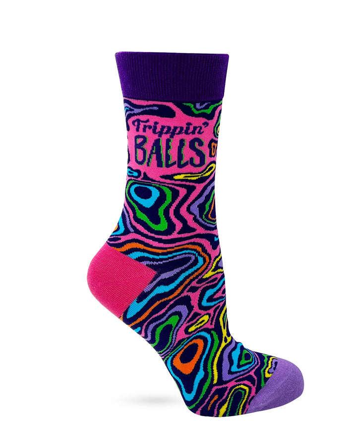 Trippin' Balls Ladies' Crew Socks