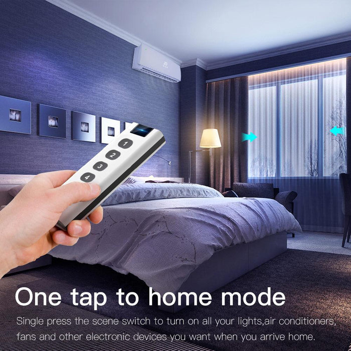 Tuya Smart Life ZigBee Smart Home Wireless Switch 4 Gang Remote Point to Point Control - MOES