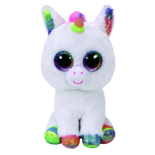 Ty Beanie Boos 8 Inch Pixy the White Unicorn Plush Toy
