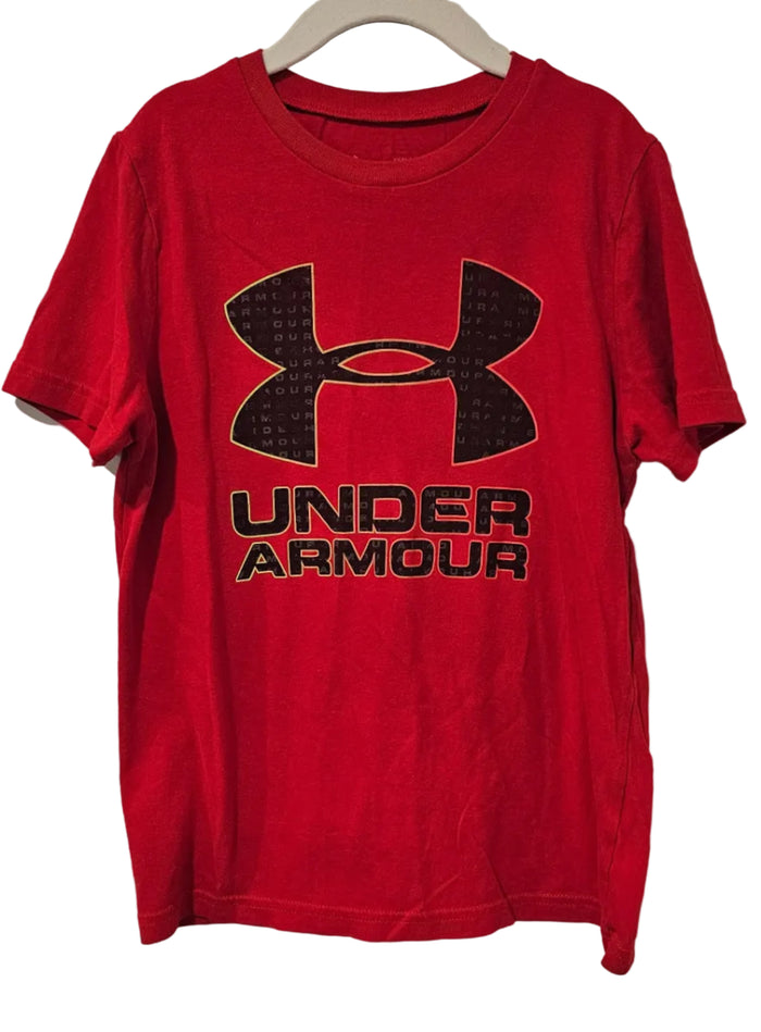 Under Armour Red T Shirt Youth Sm