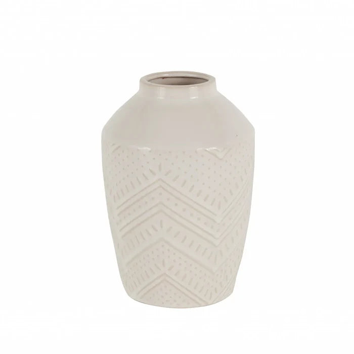 Vase Karaca Home Angel, blanc, 14,7x14,7x25,5 cm
