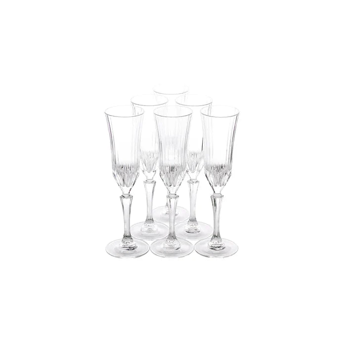 Verre à champagne Rcr Adagio 6 pièces, 180 ml