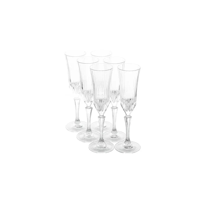 Verre à champagne Rcr Adagio 6 pièces, 180 ml