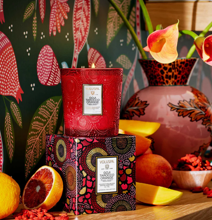 Voluspa Goji Tarocco Classic Boxed Candle