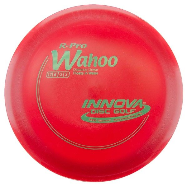 INNOVA DISC GOLF CANADA	Wahoo R Pro	Distance Driver floats
Regular Variety	Great Glide	Consistent Fade	Straight Shooter	Reliable Fade