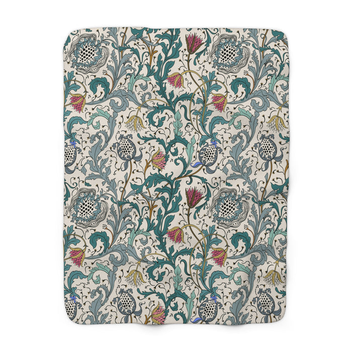 Walter Crane Antique Teazle Fleece Lined Blanket