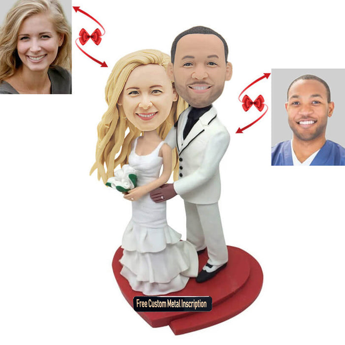 Wedding Cake Topper Custom Bobbleheads