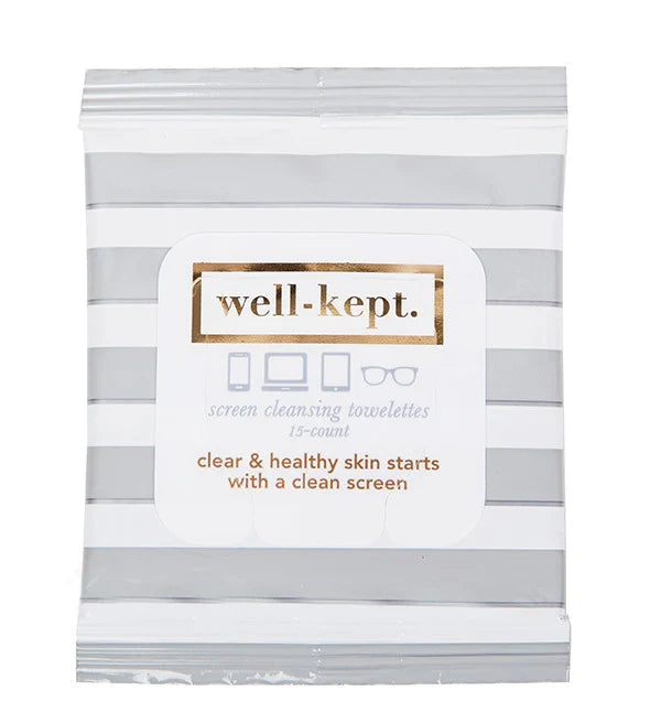 Well-Kept. Screen Cleansing Towelettes - Molly + Kate